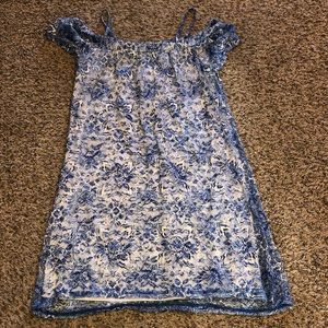 NWT-Blue Floral dress